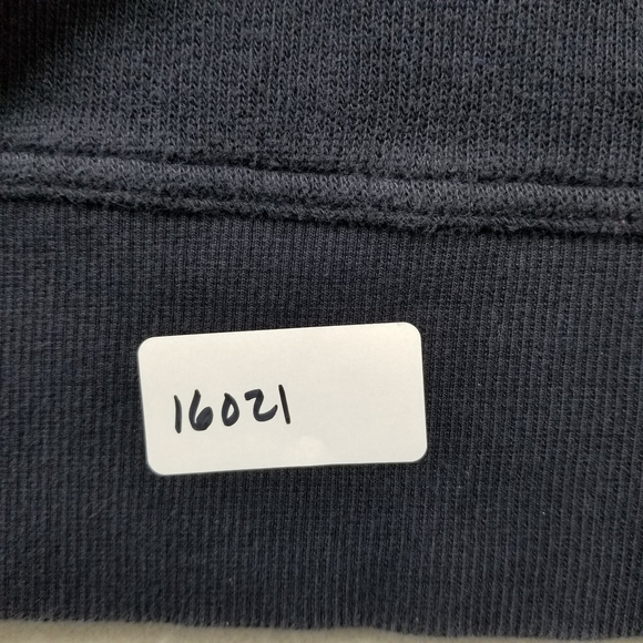 Eddie Bauer Sweater Mens Size L Blue 1/4 Button Henley Long Sleeve - Picture 8 of 8